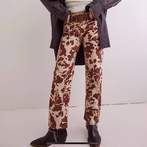 We The Free Risk Taker Mid Rise Printed Jean